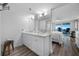 Bright bathroom with a double sink vanity, complemented by natural light and soft towels at 6372 Palma Del Mar S Blvd # 601, St Petersburg, FL 33715