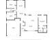 Floor plan showing layout of bedrooms, bathrooms, kitchen, living room, garage, and Gathering room at 6921 8Th Street E Ct, Sarasota, FL 34243