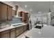 Modern kitchen featuring stainless steel appliances and a gas range at 7420 Paradiso Dr, Apollo Beach, FL 33572
