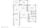 Detailed floor plan showcasing the layout of the home, including room dimensions and features at 8804 Lido Ln, Port Richey, FL 34668