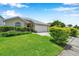 Charming single-story home with a well-manicured lawn and attached two-car garage at 899 Addison Ne Dr, St Petersburg, FL 33716