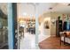 Inviting entrance showcasing the home's open layout and stylish interiors at 12134 Tournament View Ave, New Port Richey, FL 34654