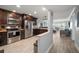 Modern kitchen seamlessly connects to the living area with beach views at 1230 Gulf Blvd # 304, Clearwater, FL 33767