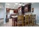Well-appointed kitchen with a breakfast bar and stainless steel appliances at 1230 Gulf Blvd # 304, Clearwater, FL 33767