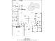 Detailed floor plan showcasing layout with primary bedroom, living areas, bedrooms, and a pool at 17818 Arbor Greene Dr, Tampa, FL 33647