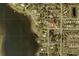 Aerial view of the property and surrounding neighborhood, showcasing proximity to Saffold Park and the river at 2060 Saffold Park Dr, Ruskin, FL 33570