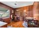 Charming paneled office with wood floors and ample natural light at 3107 S Emerson St, Tampa, FL 33629
