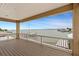 Spacious outdoor balcony with beautiful water views, perfect for entertaining or relaxing at 333 Midway Is, Clearwater Beach, FL 33767