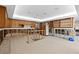 Spacious kitchen featuring upper cabinets and lots of room to remodel to your taste at 333 Midway Is, Clearwater Beach, FL 33767