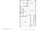 First floor layout featuring the garage, kitchen, living and dining rooms, bedroom and bathroom at 3528 Maple Grove Way, Plant City, FL 33565