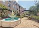 Beautiful courtyard with water fountain and lush landscaping at 4221 W Spruce St # 2218, Tampa, FL 33607