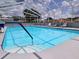 Stair entrance to community pool at 5755 Yorkshire Dr, Zephyrhills, FL 33542