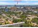 An aerial view of the city and waterfront offers a glimpse of this property's prime location at 701 S Madison Ave # 505, Clearwater, FL 33756