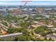 Aerial view of Clearwater Beach and surrounding neighborhood at 701 S Madison Ave # 505, Clearwater, FL 33756