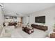 Well-lit open living space with modern furnishings and laminate floors at 701 S Madison Ave # 505, Clearwater, FL 33756