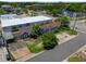 Charming neighborhood featuring colorful homes and lush greenery at 703/709 Patterson St, Clearwater, FL 33756