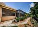 Well-maintained backyard featuring a screened-in pool and lush landscaping for outdoor enjoyment at 1012 Tuscany Dr, Trinity, FL 34655