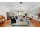 Spacious living room with ample seating, a decorative rug, and plenty of natural light at 10193 Wallien Dr, Brooksville, FL 34601