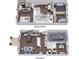 3D floor plan showcasing layout of both floors, including kitchen, living room, bedrooms, and attached garage at 11739 Blackbrook Ct, Seffner, FL 33584