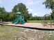 Community playground with a slide, climbing structure, swings and cushioned play surface at 12918 Tar Flower Dr., Tampa, FL 33626
