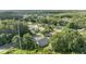 An aerial view showing the property's great location in a quiet neighborhood with mature landscaping at 15123 Bald Eagle St, Tampa, FL 33625