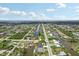 Beautiful aerial shot of neighborhood and canal at 15218 Appleton Blvd, Port Charlotte, FL 33981