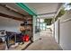Storage room with shelving at 17824 Morninghigh Dr, Lutz, FL 33549