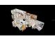Detailed 3D floor plan showcasing the layout of the home, including bedrooms, living areas, and kitchen at 6105 Bahia Del Mar Cir # 682, St Petersburg, FL 33715