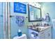 Charming bathroom featuring granite countertops and a modern vanity at 6912 14Th N St # 6912, St Petersburg, FL 33702