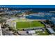 Aerial view of the stadium overlooking the marina in the distance at 841 4Th N Ave # 21, St Petersburg, FL 33701