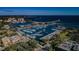 Breathtaking aerial view showcasing a vibrant marina with numerous boats and waterfront cityscape at 841 4Th N Ave # 21, St Petersburg, FL 33701