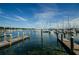 Picturesque boat docks with various sailboats under a clear blue sky, a boater's dream at 841 4Th N Ave # 21, St Petersburg, FL 33701