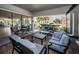 Charming outdoor patio with comfortable seating arrangements, ideal for enjoying the surrounding greenery and neighborhood views at 841 4Th N Ave # 21, St Petersburg, FL 33701