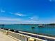 Scenic view of the bay showcases the vibrant coastline and a boat dock at 100 Bluff View Dr # 114C, Belleair Bluffs, FL 33770