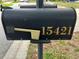 Close-up of the mailbox with the house number displayed at 15421 Shoal Haven Pl, Ruskin, FL 33573