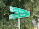 Street sign at the corner of Shoal Haven Place and 7600 Maroon Peak Drive in Hillsborough County, Florida at 15421 Shoal Haven Pl, Ruskin, FL 33573