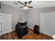 Charming bedroom with hard flooring, closet, and string lights to add comfort to your room at 1701 Bonita Bluff Ct, Ruskin, FL 33570