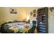 Bedroom with closet and desk at 1851 Bough Ave # A, Clearwater, FL 33760