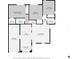 Detailed floor plan showcasing the layout of the house, including bedrooms, bathrooms, kitchen, and living spaces at 2770 Steeple Ct, Palm Harbor, FL 34684