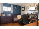 Charming Bedroom with moon and star accents, a dark wood crib, and a spacious dark wood dresser at 2941 Lichen Ln # B, Clearwater, FL 33760