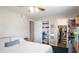 Bright bedroom with walk-in closet, dresser, and two entrances at 2941 Lichen Ln # B, Clearwater, FL 33760