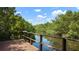 Picturesque waterfront deck providing stunning nature views of a serene river at 2941 Lichen Ln # B, Clearwater, FL 33760