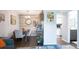 An inviting dining room adjacent to the living room and kitchen area at 2941 Lichen Ln # B, Clearwater, FL 33760