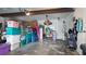 Well-lit garage space with plenty of storage containers and room for parking at 2941 Lichen Ln # B, Clearwater, FL 33760