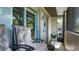 Outdoor patio with seating and views of the lush surroundings at 2941 Lichen Ln # B, Clearwater, FL 33760