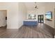Spacious living room featuring high ceilings, modern floors, and natural light at 31949 Amberlea Rd, Dade City, FL 33523