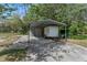 Exterior shot of metal carport with trailer and storage space at 3373 Olson Rd, Spring Hill, FL 34607