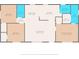Detailed floorplan showcasing the layout of the home including bedrooms, baths, and living areas at 3373 Olson Rd, Spring Hill, FL 34607