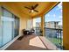 Balcony features tiled floors, outdoor seating, and scenic views at 4306 Bayside Village Dr # 201, Tampa, FL 33615
