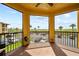 Beautiful balcony view showcasing lush greenery and ample sunlight at 4306 Bayside Village Dr # 201, Tampa, FL 33615